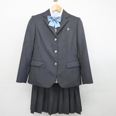 【中古】三重県 四日市メリノール学院高等学校 女子制服 5点（ブレザー・ニット・シャツ・スカート）sf025876