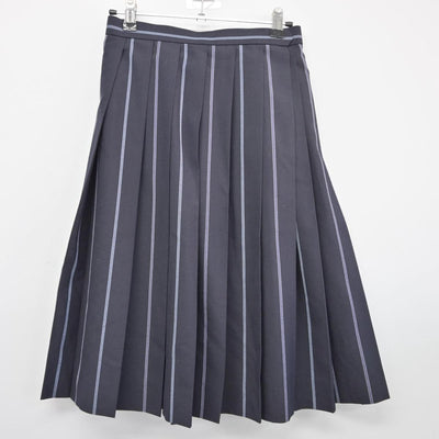 【中古】三重県 四日市メリノール学院高等学校 女子制服 3点（ニットベスト・シャツ・スカート）sf025877