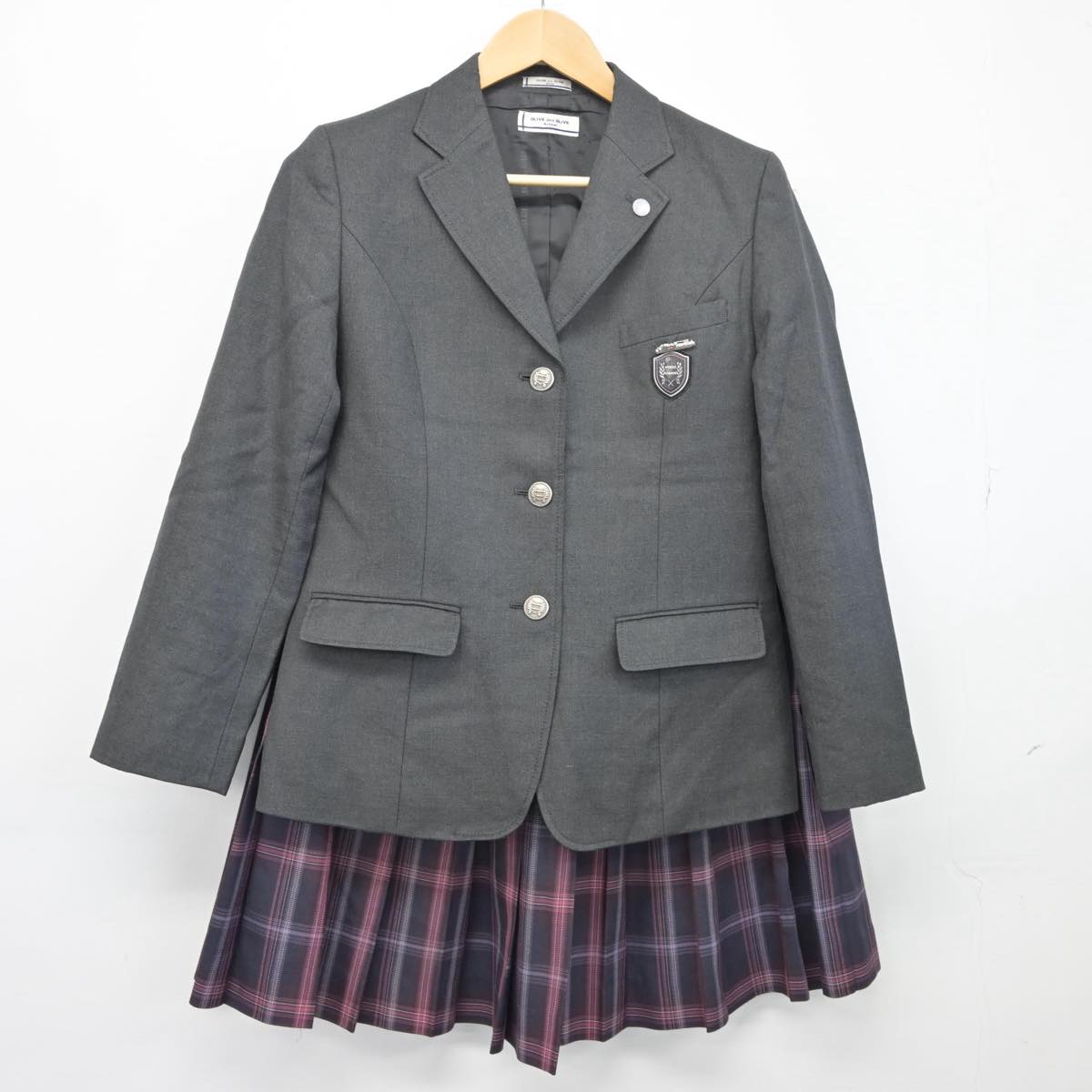 【中古】埼玉県 秋草学園高等学校 女子制服 3点（ブレザー・スカート）sf025884