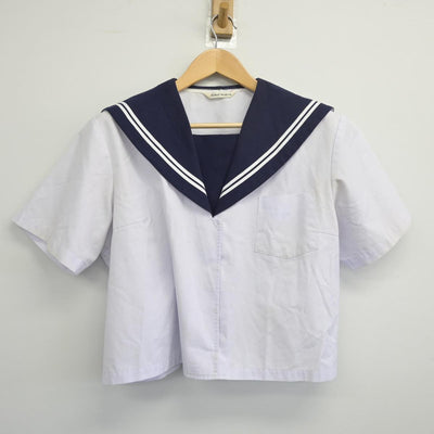 【中古】富山県 西部中学校 女子制服 2点（セーラー服・セーラー服）sf025889