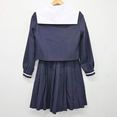 【中古】大分県 大分舞鶴高等学校 女子制服 4点（セーラー服・スカート）sf025896