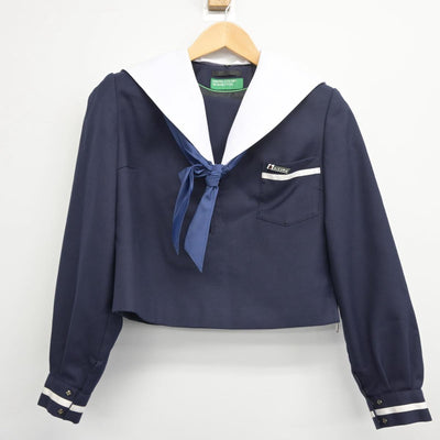 【中古】大分県 大分舞鶴高等学校 女子制服 4点（セーラー服・スカート）sf025896