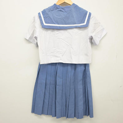 【中古】沖縄県 山内中学校 女子制服 3点（セーラー服・スカート）sf025906