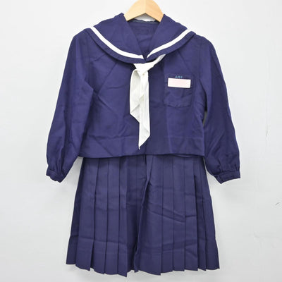 【中古】沖縄県 山内中学校 女子制服 3点（セーラー服・スカート）sf025908