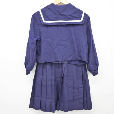 【中古】沖縄県 山内中学校 女子制服 3点（セーラー服・スカート）sf025908