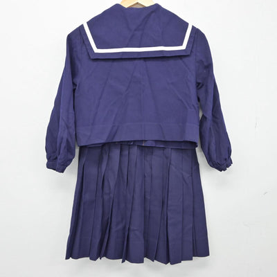 【中古】沖縄県 山内中学校 女子制服 3点（セーラー服・スカート）sf025909