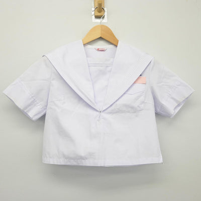 【中古】福岡県 諏訪中学校 女子制服 2点（セーラー服・スカート）sf025916