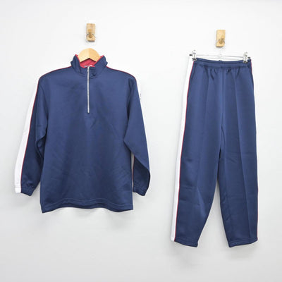 【中古】群馬県 伊勢崎商業高等学校 女子制服 2点（ジャージ 上・ジャージ 下）sf025946