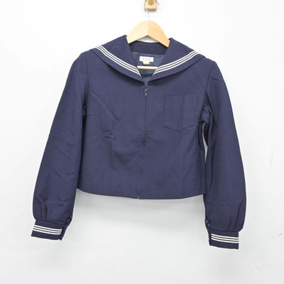 【中古】富山県 高岡高等学校 女子制服 1点（セーラー服）sf025949