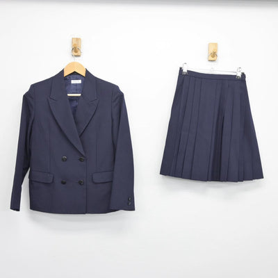 【中古】神奈川県 横浜平沼高等学校 女子制服 2点（ブレザー・スカート）sf025960