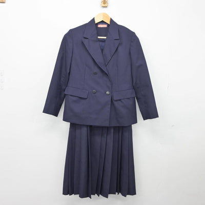 【中古】神奈川県 横浜平沼高等学校 女子制服 2点（ブレザー・ジャンパースカート）sf025963