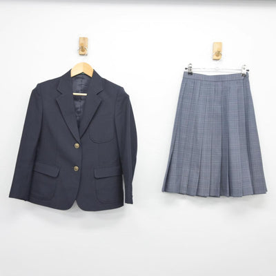 【中古】神奈川県 万騎が原中学校 女子制服 3点（ブレザー・スカート）sf025964