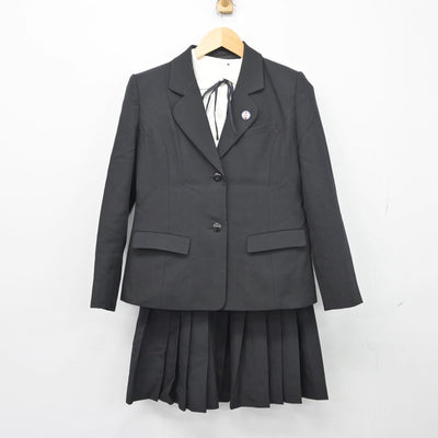 【中古】群馬県 太田女子高等学校 女子制服 5点（ブレザー・ベスト・シャツ・スカート）sf025977