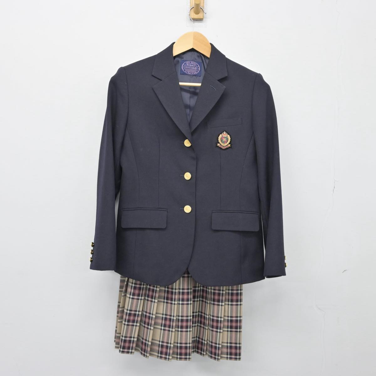 【中古】静岡県 飛龍高等学校 女子制服 3点（ブレザー・スカート）sf025980