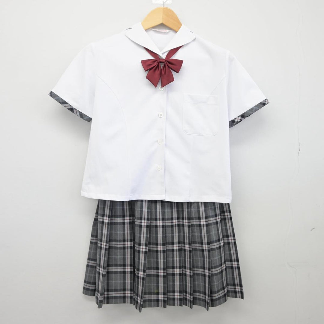 【中古制服】北海道 札幌日本大学高等学校 女子制服 3点（シャツ・スカート）sf025985【リサイクル学生服】 | 中古制服通販パレイド