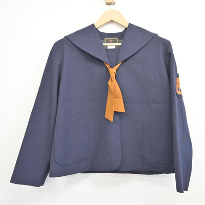 【中古】群馬県 太田女子高等学校 女子制服 3点（セーラー服・スカート）sf025994