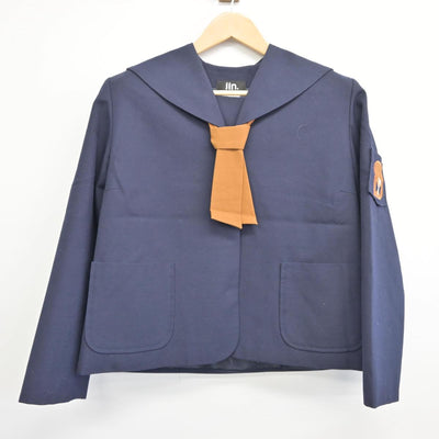 【中古】群馬県 境野中学校 女子制服 3点（セーラー服・スカート）sf025998