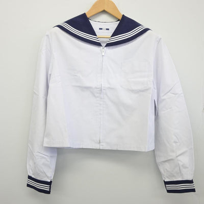 【中古】富山県 高岡高等学校 女子制服 2点（セーラー服・セーラー服）sf026001