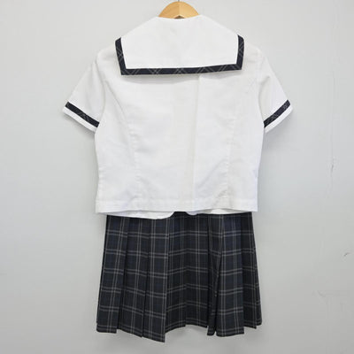 【中古】愛知県 星城高等学校 女子制服 4点（セーラー服・シャツ・スカート）sf026003