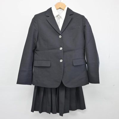 【中古】兵庫県 鳴尾高等学校 女子制服 4点（ブレザー・シャツ・スカート）sf026017