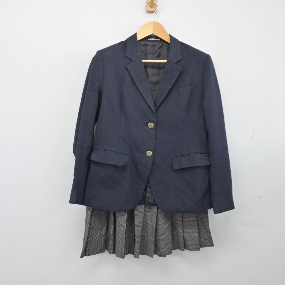 【中古】東京都 新宿高等学校 女子制服 3点（ブレザー・スカート）sf026029