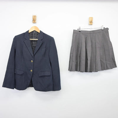 【中古】東京都 新宿高等学校 女子制服 3点（ブレザー・スカート）sf026029