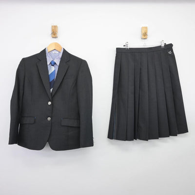 【中古】福岡県 福翔高等学校 女子制服 4点（ブレザー・シャツ・スカート）sf026035