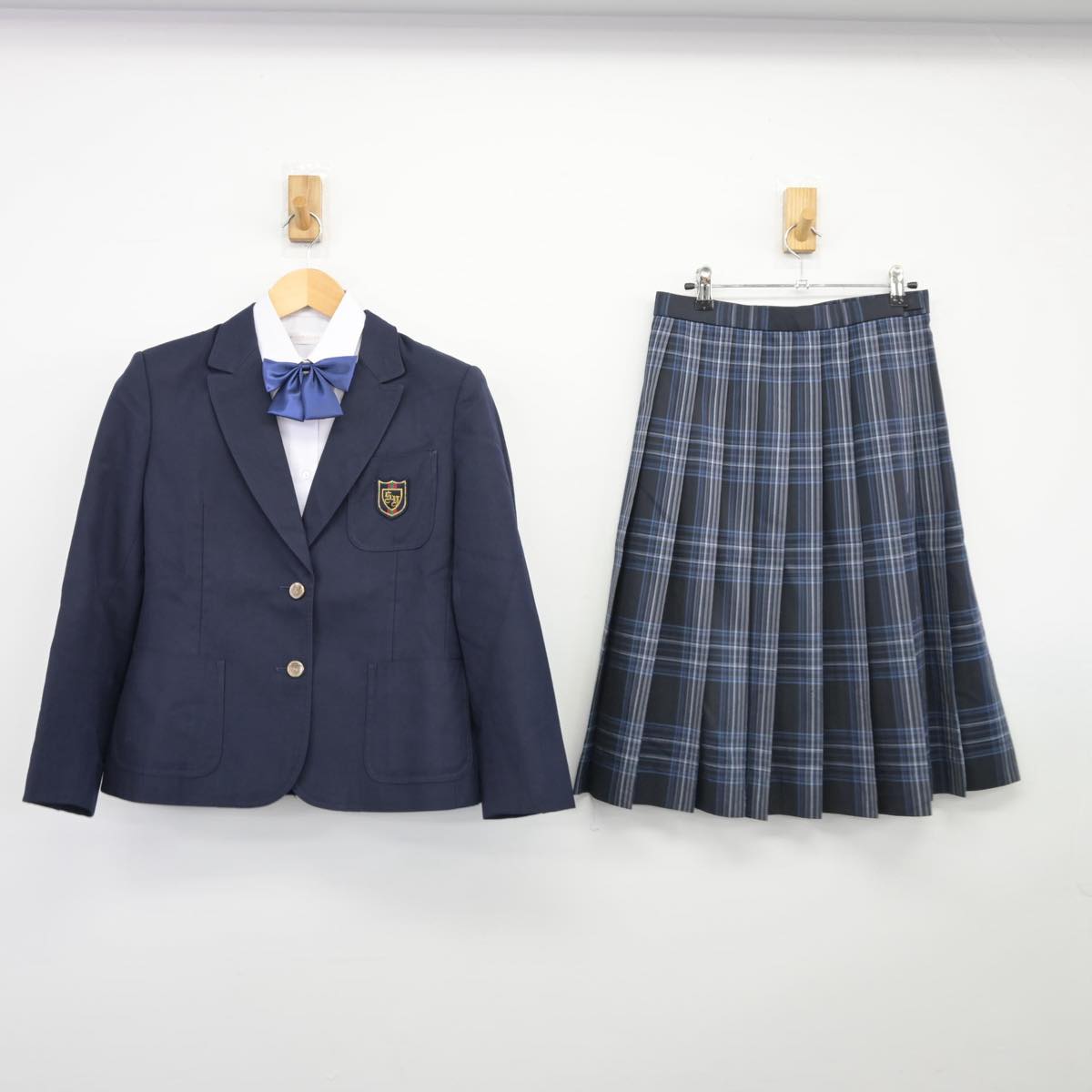 【中古】神奈川県 相洋高等学校 女子制服 4点（ブレザー・シャツ・スカート）sf026039