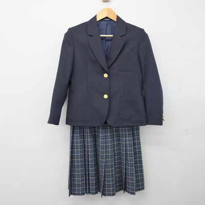 【中古】千葉県 有吉中学校 女子制服 3点（ブレザー・スカート）sf026048