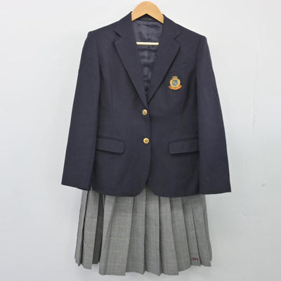 【中古】兵庫県 西宮南高等学校 女子制服 2点（ブレザー・スカート）sf026062