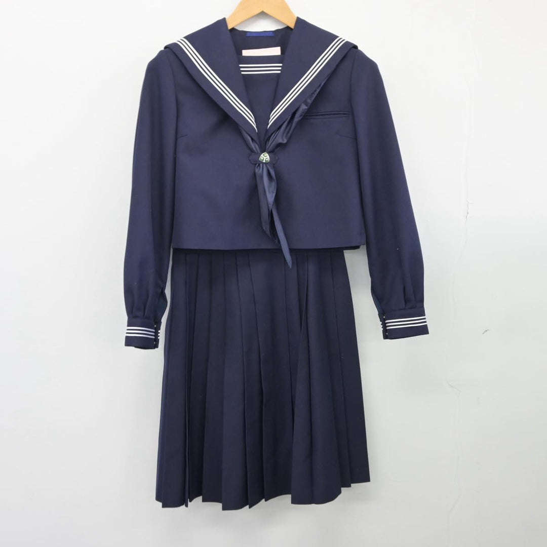 中古制服】大阪府 金蘭会高等学校 女子制服 3点（セーラー服・スカート）sf026064【リサイクル学生服】 | 中古制服通販パレイド