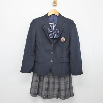 【中古】神奈川県 横浜創英中学校 女子制服 3点（ブレザー・スカート）sf026075