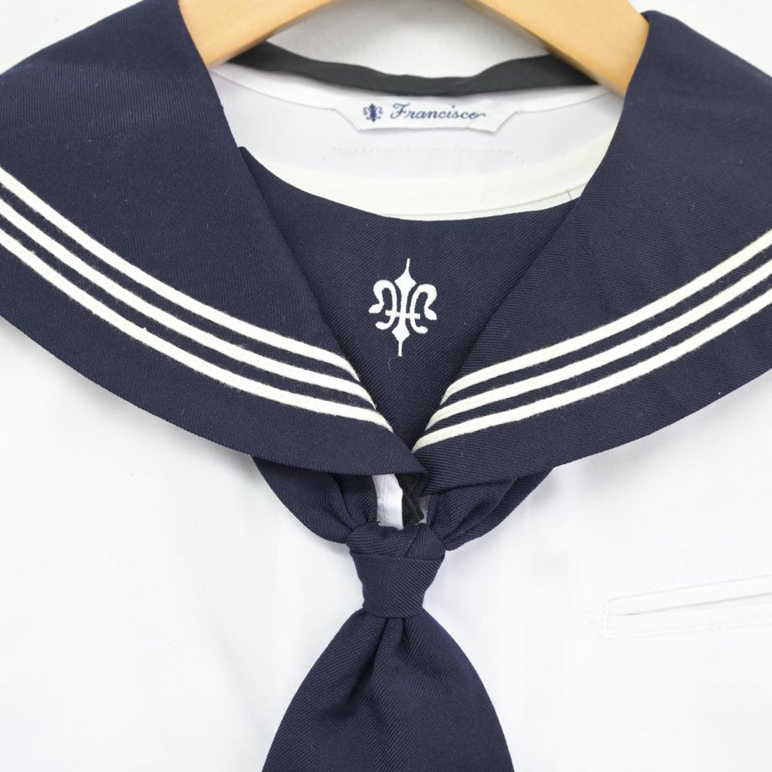 【中古制服】東京都 白百合学園中学高等学校 女子制服 4点（セーラー服・スカート）sf026087【リサイクル学生服】 | 中古制服通販パレイド