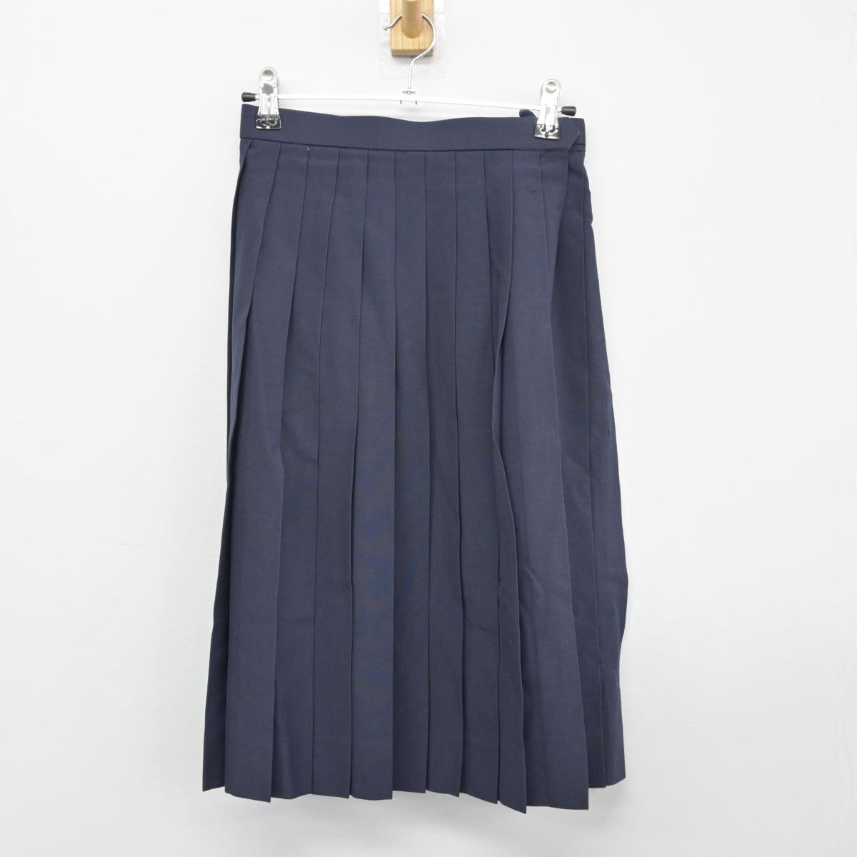 【中古】東京都 浮間中学校 女子制服 2点（ベスト・スカート）sf026097