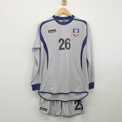 【中古】神奈川県 聖和学園高等学校/サッカー部ユニフォーム 男子制服 2点（部活ユニフォーム 上・部活ユニフォーム 下）sf026102