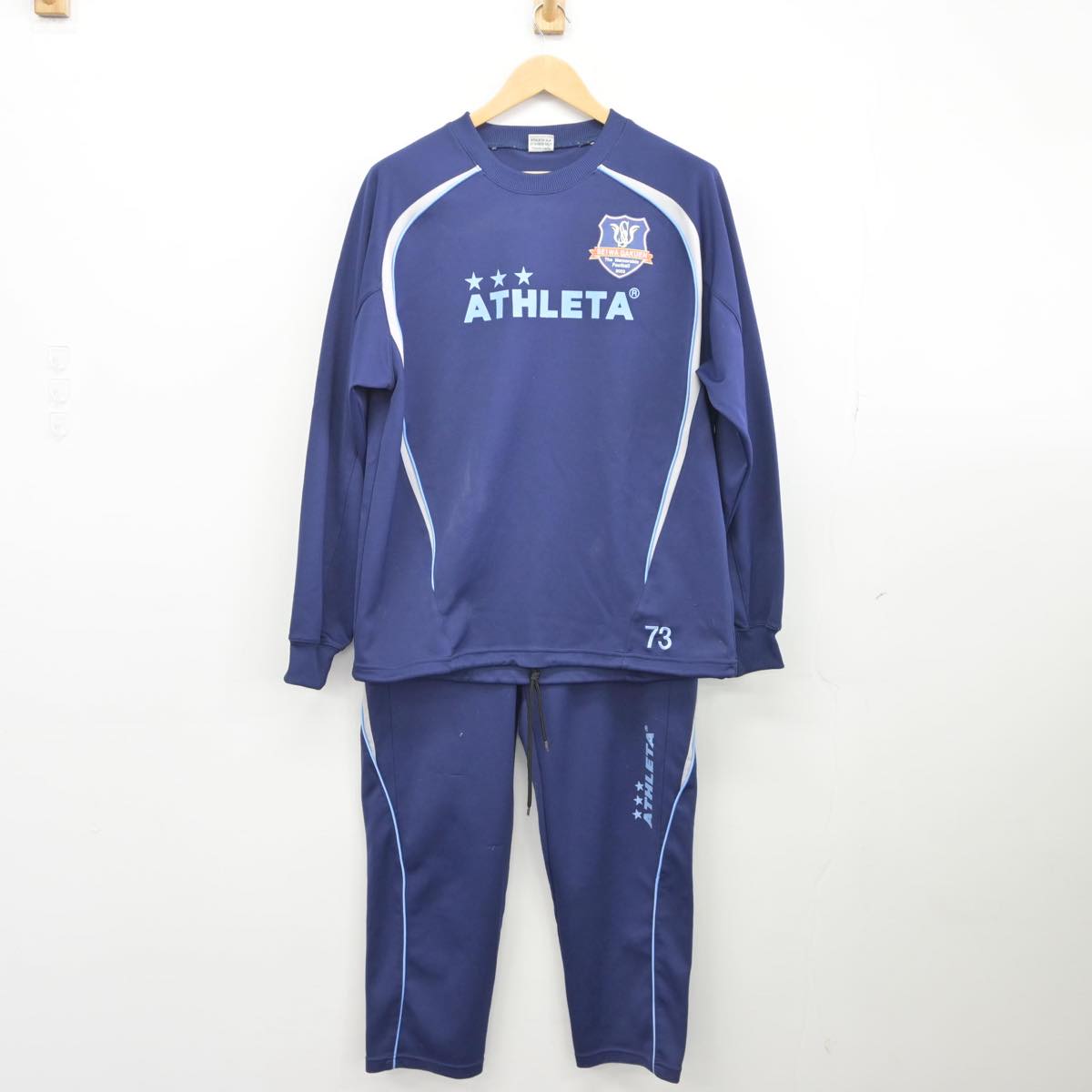 【中古】神奈川県 聖和学園高等学校/サッカー部ユニフォーム 男子制服 3点（部活ユニフォーム 上・部活ユニフォーム 上・ジャージ 下）sf026108