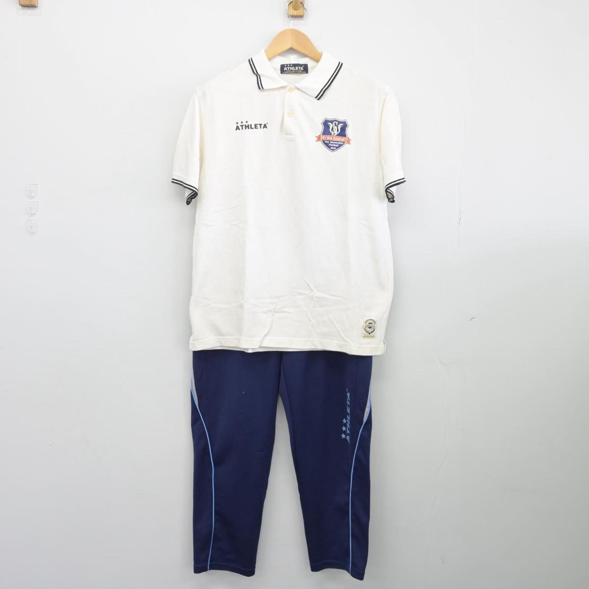 【中古】神奈川県 聖和学園高等学校/サッカー部ユニフォーム 男子制服 3点（部活ユニフォーム 上・部活ユニフォーム 上・ジャージ 下）sf026108