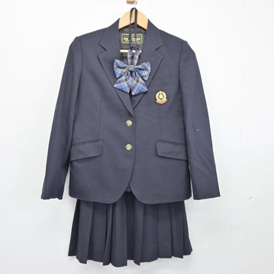 【中古】埼玉県 西武台高等学校 女子制服 3点（ブレザー・スカート）sf026111