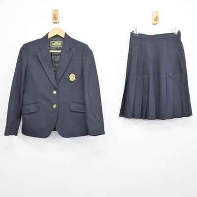 【中古】埼玉県 西武台高等学校 女子制服 3点（ブレザー・スカート）sf026111