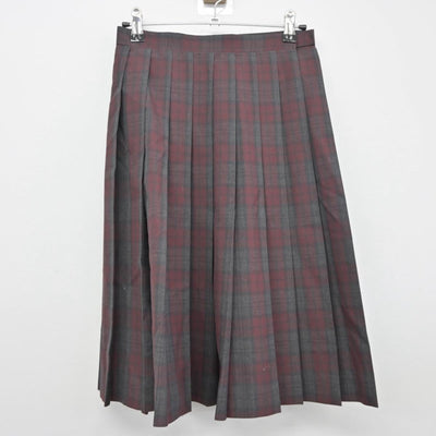 【中古】埼玉県 志木第二中学校 女子制服 2点（ニットベスト・スカート）sf026116