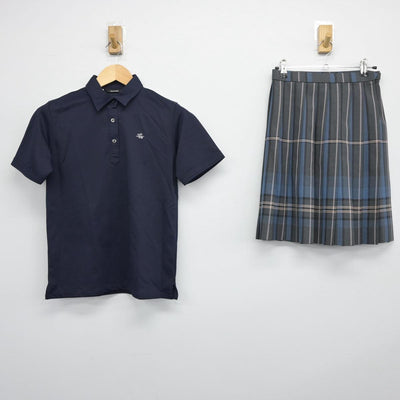 【中古】東京都 高島高等学校 女子制服 2点（シャツ・スカート）sf026129