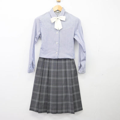 【中古】兵庫県 須磨浦女子高等学校 女子制服 4点（ブレザー・シャツ・スカート）sf026158