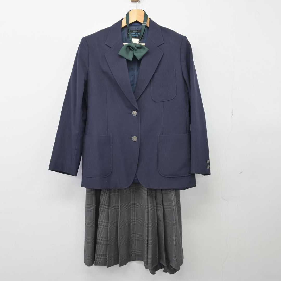 中古制服】兵庫県 伊川谷高等学校 女子制服 3点（ブレザー・スカート