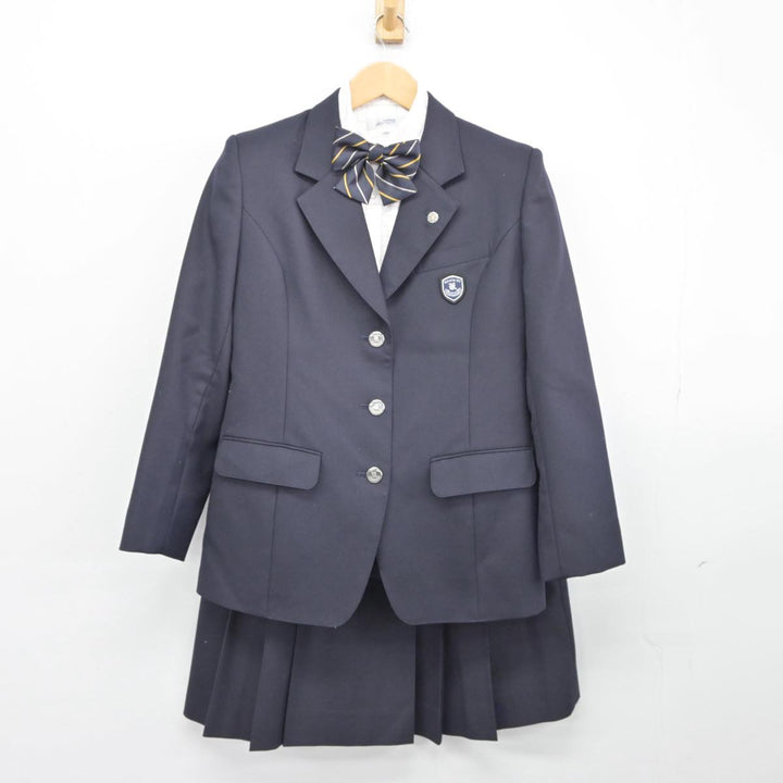 O414/(中古)広島県 廿日市高校 女子制服4点 /165A/L/W66