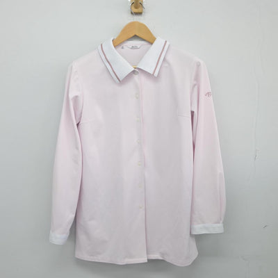 【中古】北海道 函館大妻高等学校 女子制服 2点（ニットベスト・シャツ）sf026209