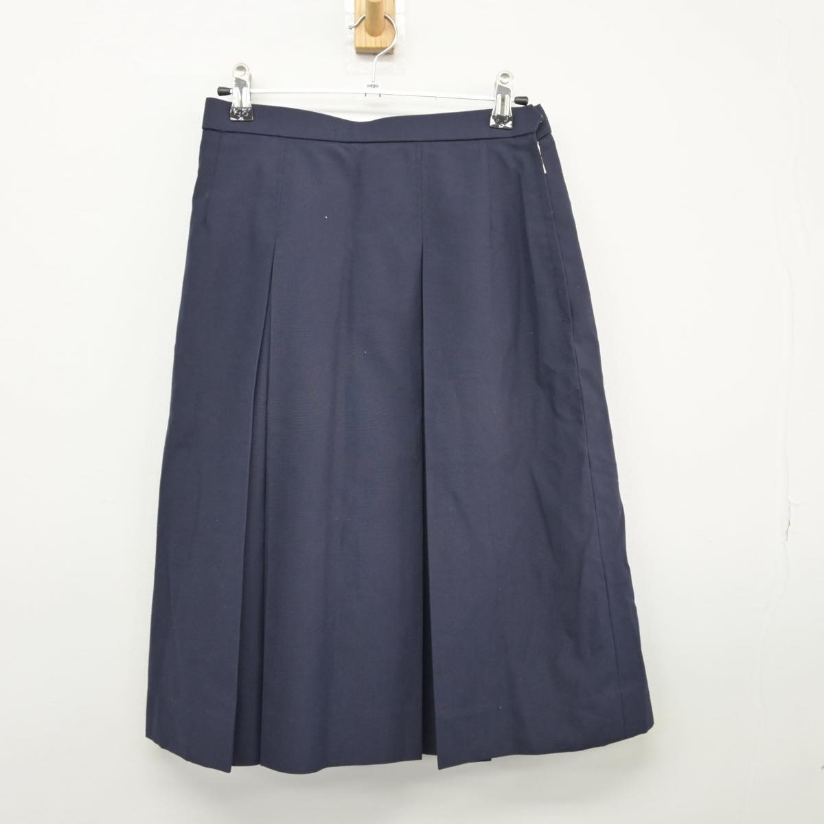 【中古】静岡県 静岡中島中学校 女子制服 3点（ベスト・シャツ・スカート）sf026219