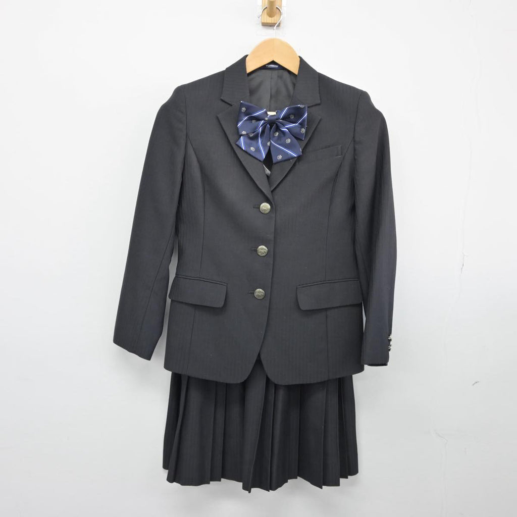 【中古】兵庫県 六甲アイランド高等学校 女子制服 5点（ブレザー・スカート）sf026223