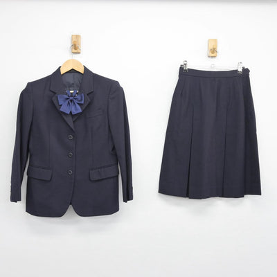 【中古】東京都 普連土学園中学校・高等学校 女子制服 3点（ブレザー・スカート）sf026239