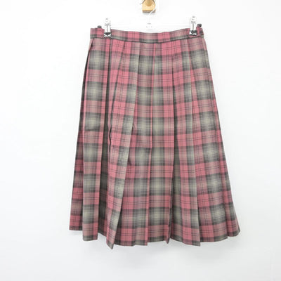 【中古】大阪府 関西大倉高等学校 女子制服 3点（ニット・スカート）sf026253