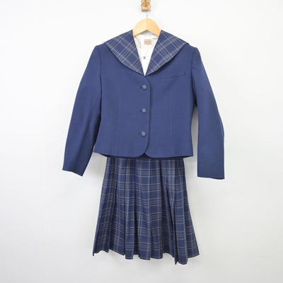 【中古】岩手県 江南義塾盛岡高等学校 女子制服 3点（ブレザー・セーラー服・スカート）sf026277